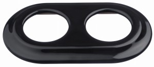 Ramka ceramiczna podwójna czarna YX-F03 (2) NEW