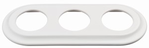 Ramka ceramiczna potrójna biała podtynkowa YX-F03 (3) NEW