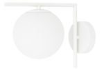Kinkiet white Milano Sun mleczna kula