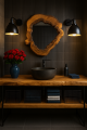 Kinkiet metalowy czarny z kloszem oval loft.jpg