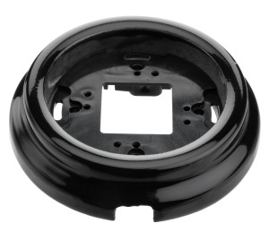 Ramka ceramiczna pojedyncza czarna natynkowa NEW 