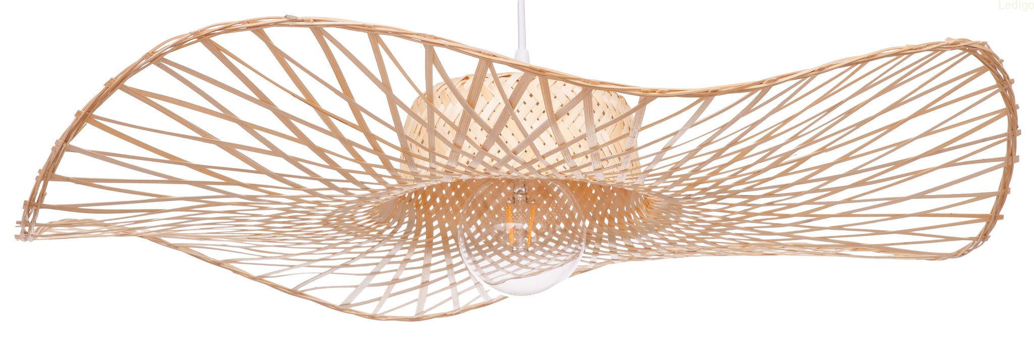 Lampa wisząca biała BOHO bambusowa 70cm TH32.jpg