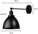 Kinkiet metalowy czarny z kloszem oval wymiary loft.jpg