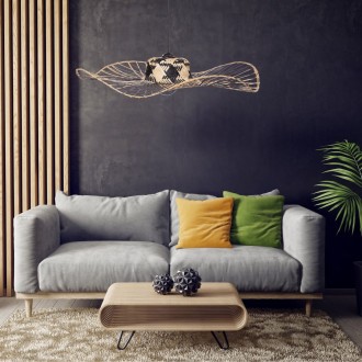 Lampa wisząca czarna BOHO bambusowa 70cm TH31