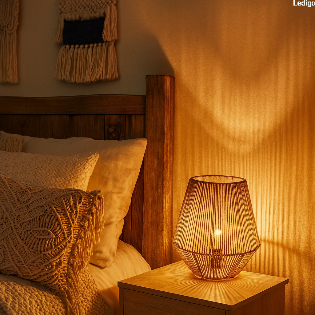 Lampa stołowa strunowa pleciona BOHO naturalna.jpg
