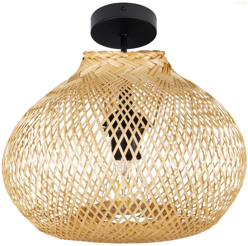 Lampa sufitowa półplafon czarny TH04S.jpg