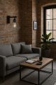Kinkiet ścienny loft druciana DIAMENT szary do salonu.jpg