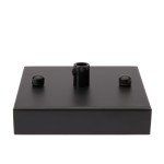 Podsufitka maskownica kwadratowa CZARNA MAT 12 cm