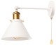 Kinkiet metalowy Rustic EW003 white z kloszem i łańcuszkiem.jpg
