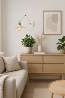 Kinkiet metalowy regulowany płaski Retro biały 