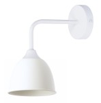 Kinkiet ścienny retro Rustic owal biały