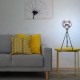 Lampka stołowa Neptun Mini black plus szklana kula grey do salonu.jpg