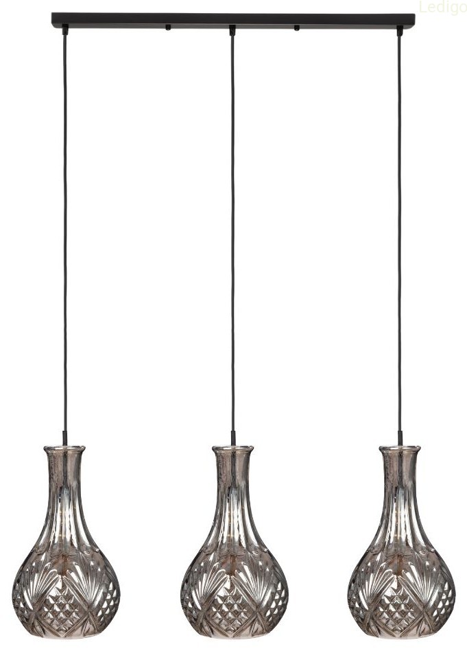 Lampa wisząca listwa czarna potrójna karafka grey EP016 5C-A.jpg