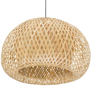 Lampa wisząca BOHO bambusowa duża 40cm DMT53 