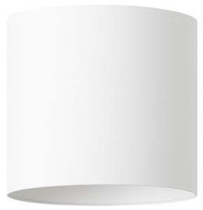 Abażur walec  Oro Deluxe biały 15cm ZLA7231