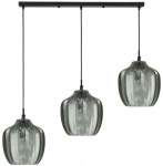 Lampa wisząca listwa potrójna Chevron szałwiowa