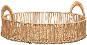 Taca jutowa z uchwytami Natura kosz do serwowania 40cm/XL
