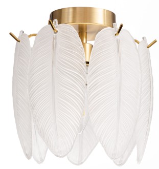 Lampa sufitowa mały złoty plafon Luxury Bergamo MX1703