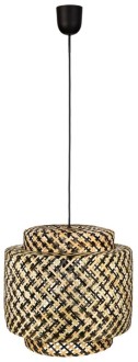 Lampa wisząca BOHO bambusowa dwukolorowa 38cm IKE40BW 