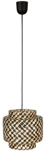 Lampa wisząca BOHO bambusowa dwukolorowa 28cm IKE27BW