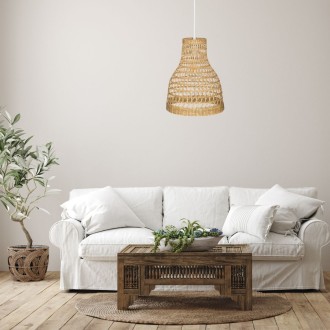 Lampa wisząca BOHO Africa trawa morska PHU18H biała 