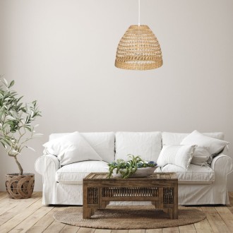 Lampa wisząca BOHO Africa trawa morska PHU06 biała  