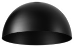 Klosz metalowy czarny okrągły kopuła loft E27 