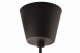 Lampa wisząca oprawa E27 zwis CZARNA silikonowa