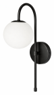 Kinkiet black Milano Grace mleczna kula.PNG