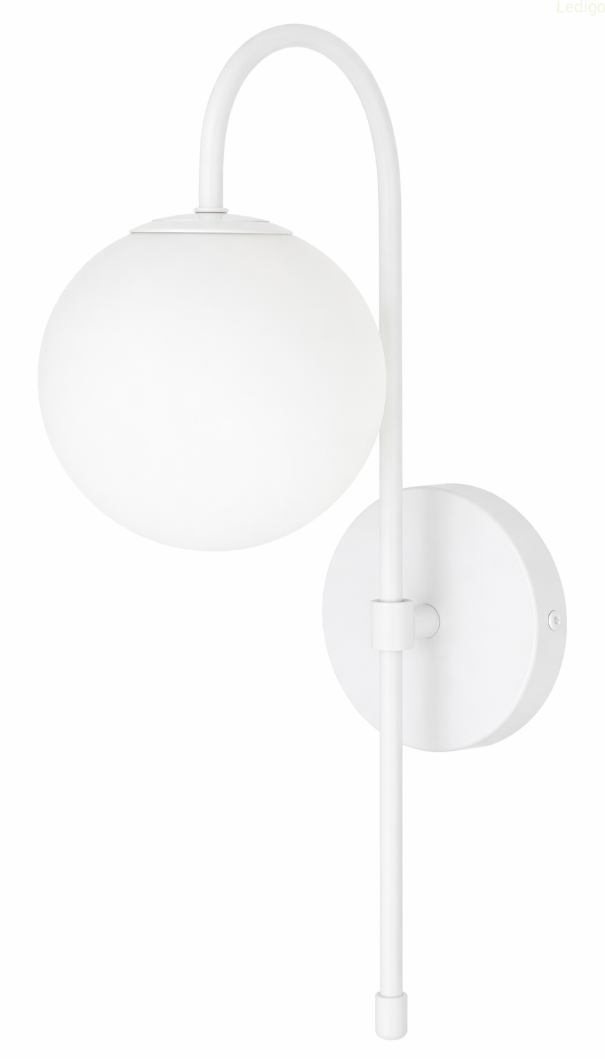 Kinkiet white Milano Grace mleczna kula.PNG