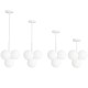 Lampa wisząca biała Milano Bubbles mleczne kule regulacja.jpg