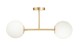 Lampa sufitowa Milano gold mat podwójna mleczne kule.jpg