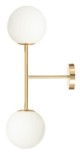 Kinkiet Milano gold podwójny mleczne kule minimalistyczny.jpg