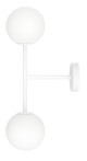 Kinkiet Milano white podwójny mleczne kule nowoczesny, minimalizm.jpg