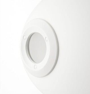 Klosz szklany Milano White mleczny biały