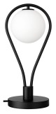 Lampka nocna stołowa elegancka czarna Milano Rosa.jpg