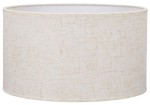 Abażur walec Classic lniany gwint E27 30cm WSC006