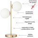 Lampka stołowa elegancka złota Milano Twin detal.jpg