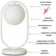 Lampka nocna stołowa elegancka white Milano Ring detal.jpg