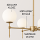 Lampa sufitowa złota Milano żyrandol detal.jpg