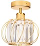 Lampa sufitowa mały złoty plafon Luxury kryształowy z tuleją.jpg