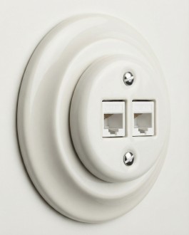 Gniazdo ceramiczne INTERNETOWE BEZ RAMKI 02MP NEW