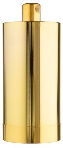 Oprawka dekoracyjna E27 metalowa TUBA złota