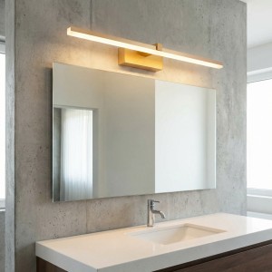 Kinkiet Slim złoty modern LED 60cm 12W 4000K  