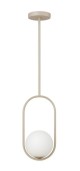 Lampa wisząca beżowa kaszmir Milano Ring kula mleczna.jpg