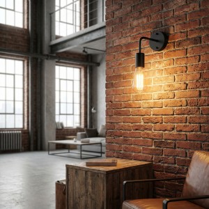 Kinkiet FILO  WST052 czarny gwint E27