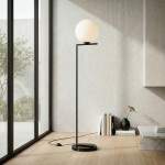 Lampa podłogowa elegancka black Milano 