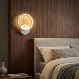 Kinkiet ledowy Lumino LED biały okrąg modern nowoczesny