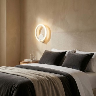 Kinkiet ledowy Lumino LED biały okrąg modern nowoczesny