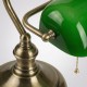 Lampka biurkowa bankierska zielona detal.jpg